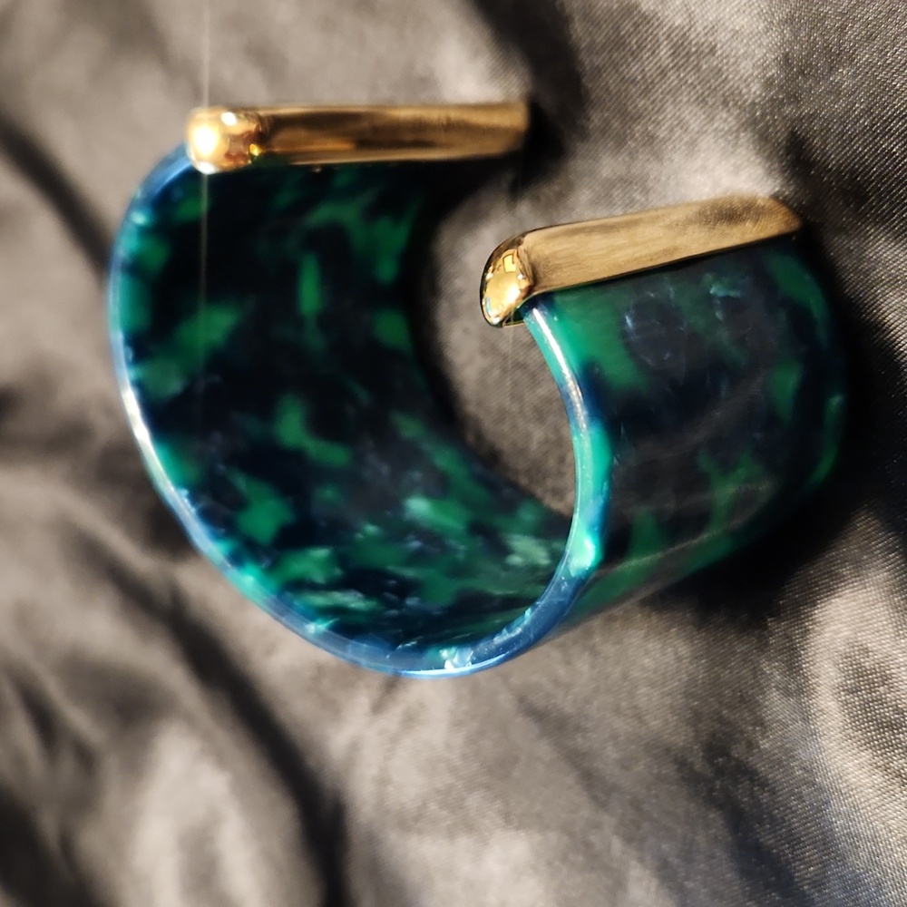 Ann Taylor Blue and Green Cuff Bracelet